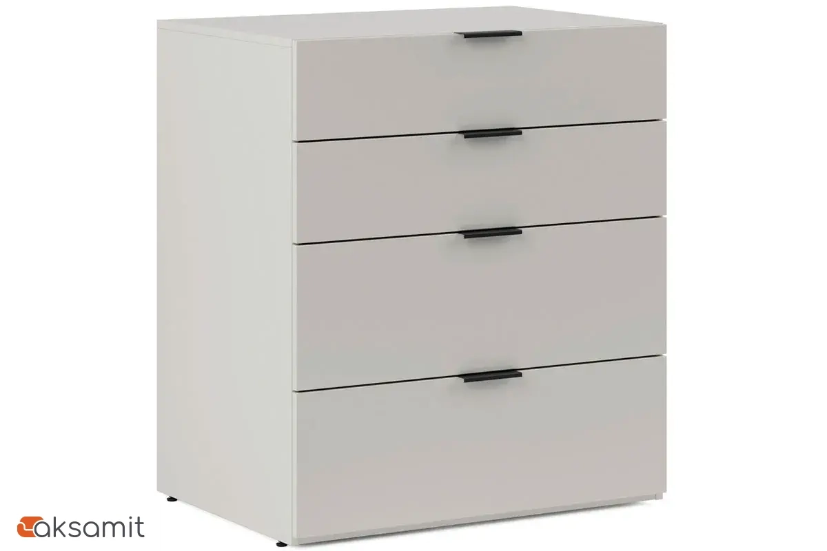 Комод Мария МК 80.4F (Дымчато-серый)