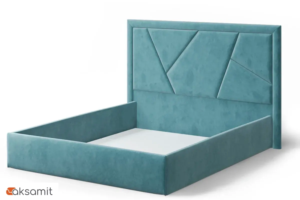 Кровать Индиго без орт. основания 160х200 (NEO 22/бирюза)