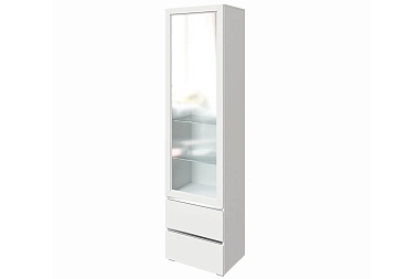 Шкаф-витрина Линда 31 (Белый снег)