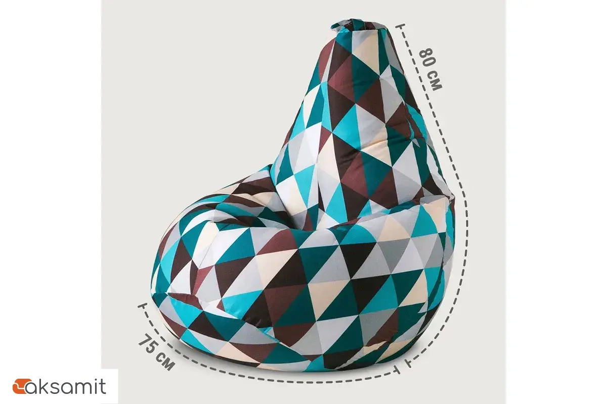 Кресло-мешок Груша Миди 2XL (Мебельный хлопок / Ромб)