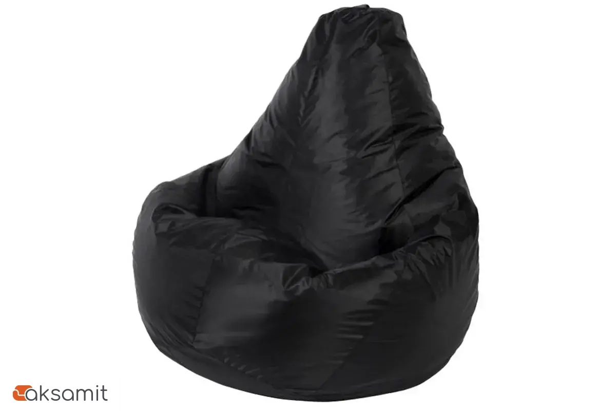 Кресло Мешок Груша Черное (Оксфорд) XL