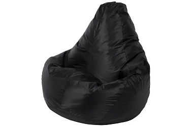 Кресло Мешок Груша Черное (Оксфорд) XL