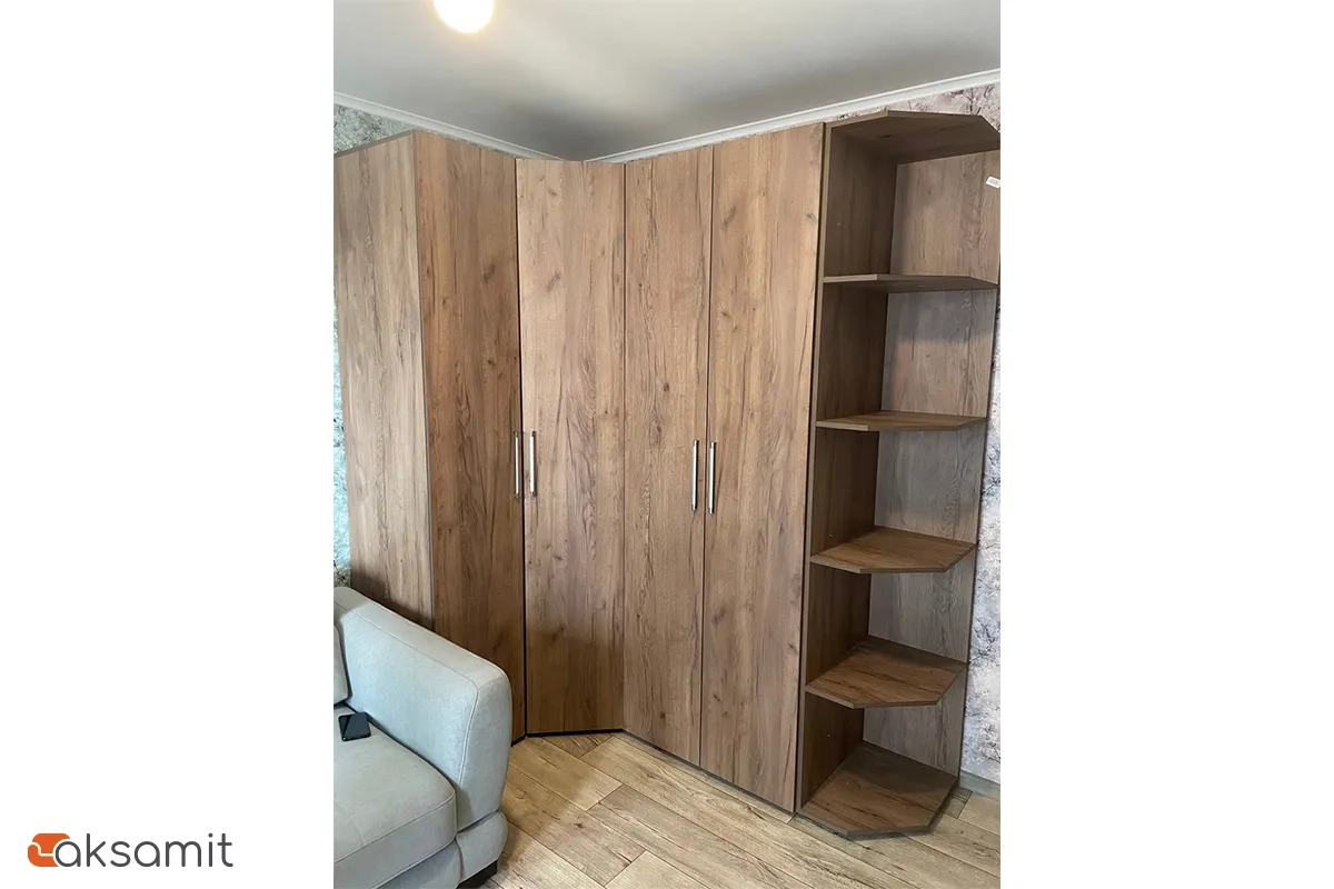 Монако 55 Шкаф для белья Дуб табачный Craft