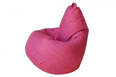 Кресло Мешок Груша 3XL (Розовая/Рогожка)
