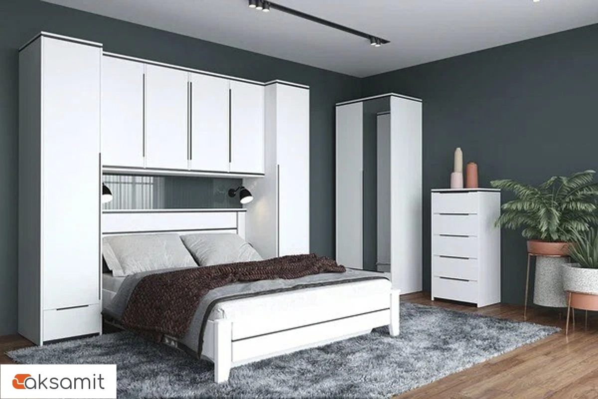 Кровать Scandica Wilma 34 с ПМ 160х200 (Белый гладкий/Чёрный гладкий) Кровать Scandica Wilma 34 с ПМ 160х200 (Белый гладкий/Чёрный гладкий)
