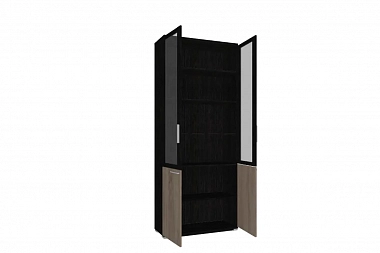 Шкаф для документов с 2-мя дверями со стеклом Успех-2 ПМ-184.17 фото