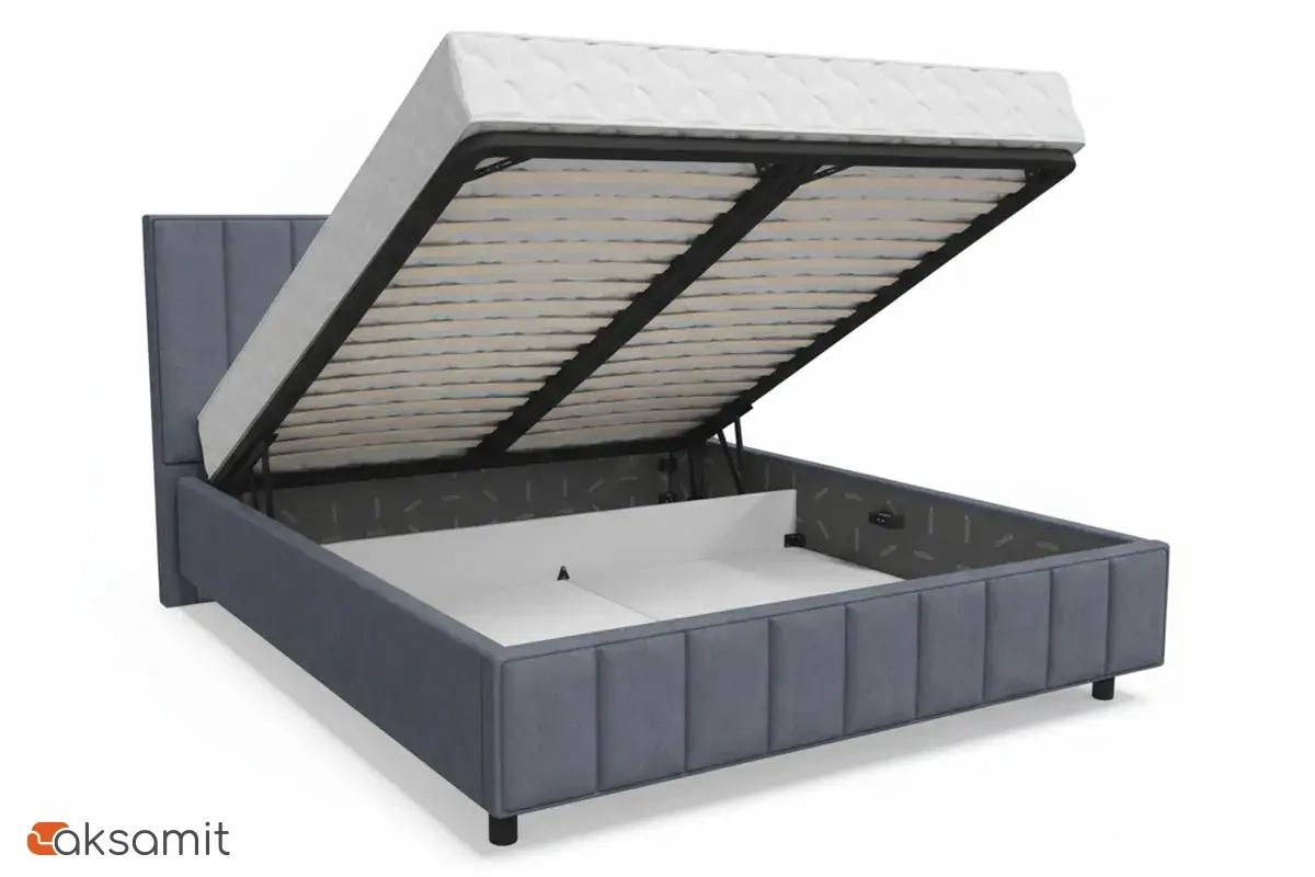 Кровать Кордова-3 с ПМ 160х200 (Velutto 32) 2 кат.