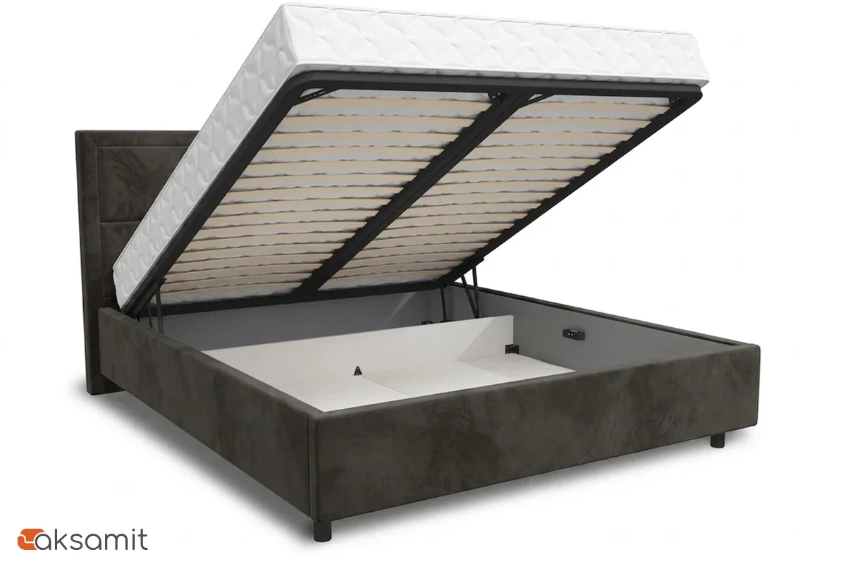 Кровать Квадро-3 с ПМ 160х200 (Luma 11) 2 кат.