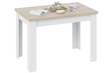 Стол раздвижной Промо тип 4 (Белый/Дуб сонома светлый)