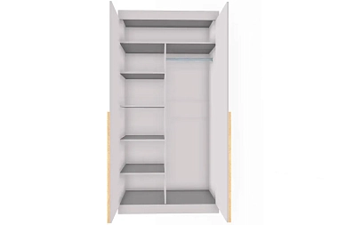 Шкаф для одежды Джуна ДЖ-12 (Серый)