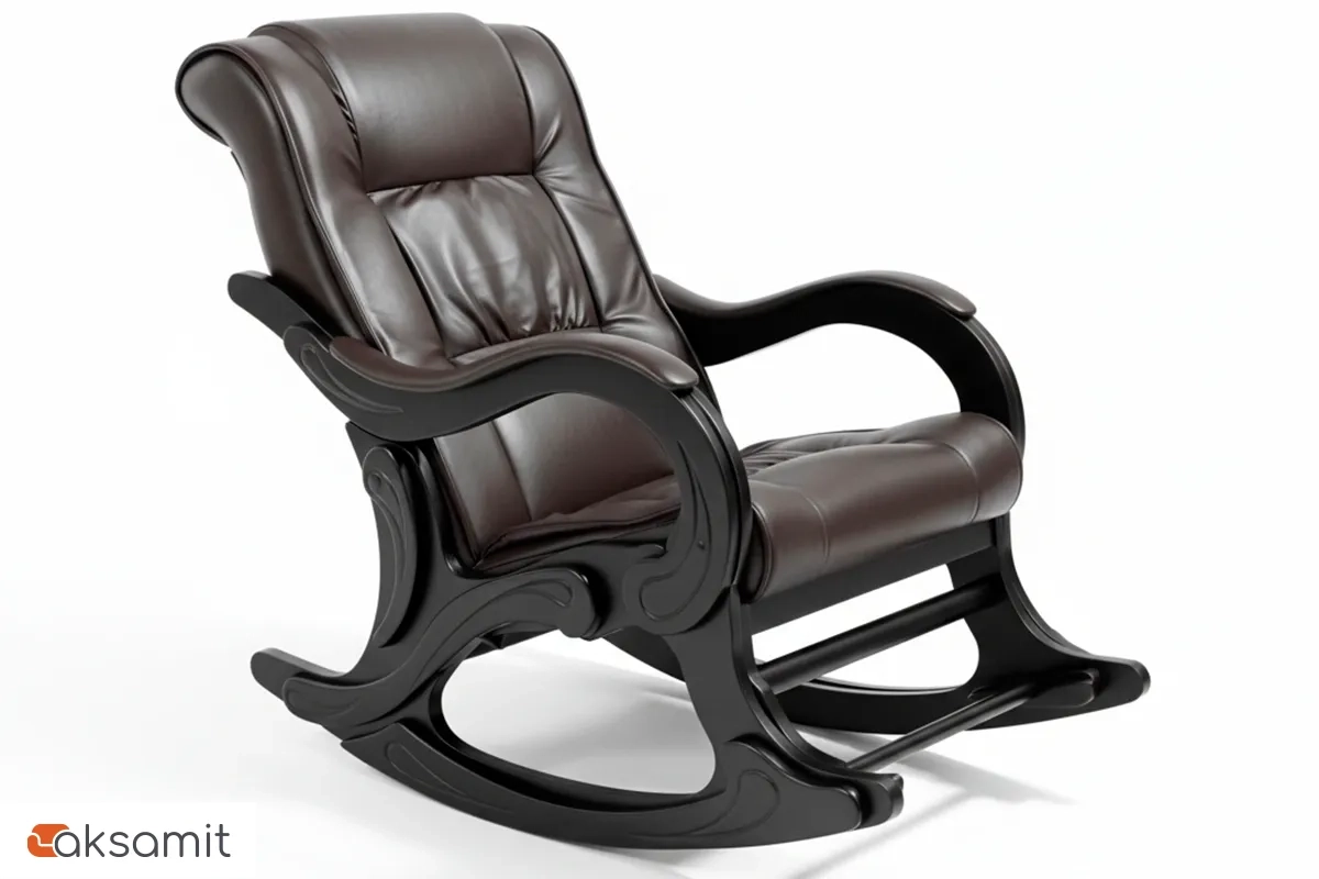 Кресло-качалка Сенатор (1кор / 77) (Марвел Коричневый / Венге)