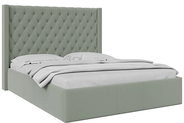 Кровать Италика с ПМ 160х200 (Ткань мятная)