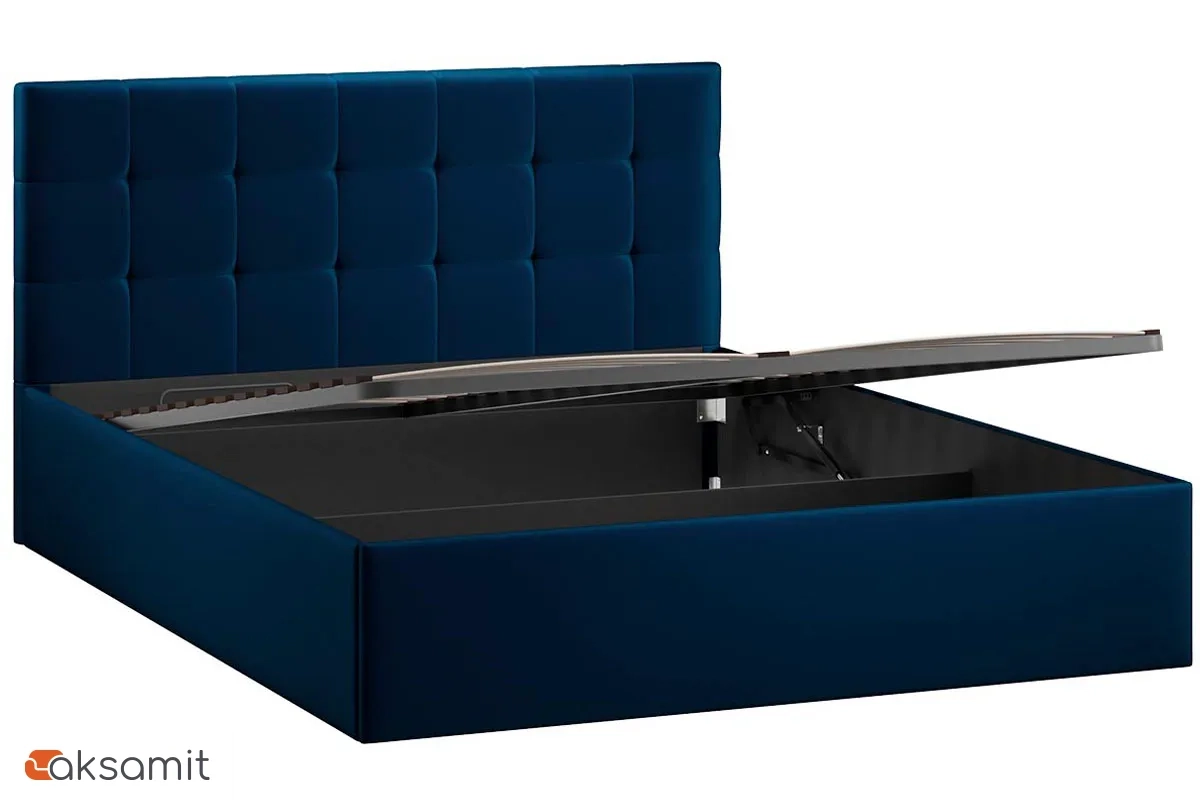 Кровать Джоли с ПМ 160х200 Тип 1 (Велюр/Confetti Blue) Кровать Джоли с ПМ 160х200 Тип 1 (Велюр/Confetti Blue)