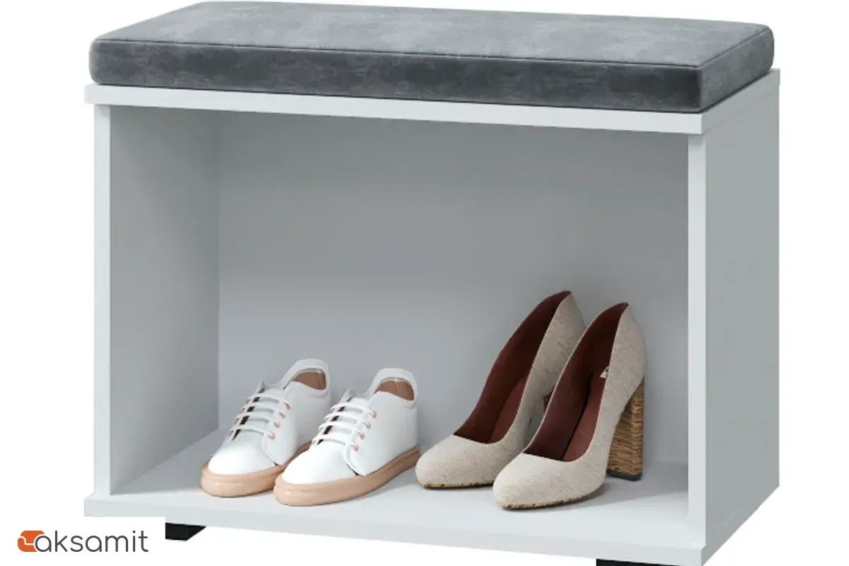 Тумба с мягким элементом Шарлиз (Белый/Бренди лайт 26)