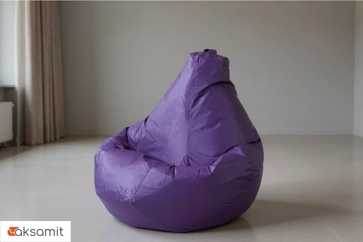 Кресло Мешок Груша Фиолетовый (Оксфорд) XL