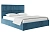 Кровать Madison с ПМ 140х200 (Велюр / Синий) 72306320 Кровать Madison с ПМ 140х200 (Велюр / Синий) 72306320