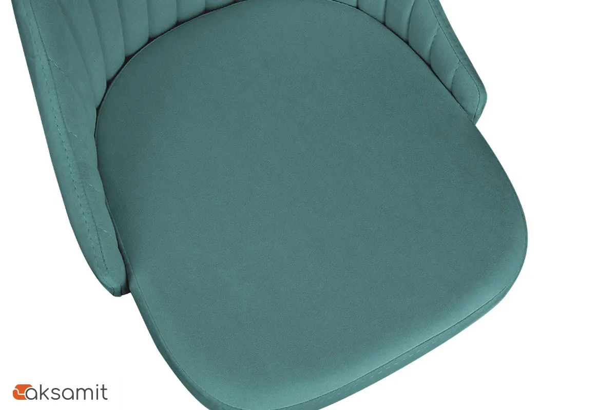 Стул Франк исп.2 ДП2-30 (конус) (Белый матовый/Микровелюр Madera Aquamarine/Аквамарин) Стул Франк исп.2 ДП2-30 (конус) (Белый матовый/Микровелюр Madera Aquamarine/Аквамарин)