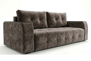 Диван-кровать Бали 4 ДК (Sensey Koriza / Накладки венге) 3 кат.