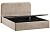 Кровать Тиффани Тип 1 с ПМ и заглушиной 160х200 (Микровелюр/Wellmart Dark Beige) Кровать Тиффани Тип 1 с ПМ и заглушиной 160х200 (Микровелюр/Wellmart Dark Beige)