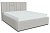 Кровать Монтана-1 с ПМ 160х200 (Lovers-8 серый) 2 кат.