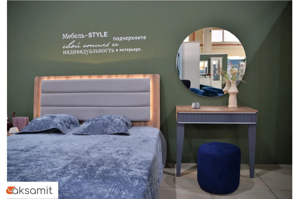 Кровать с подсветкой Моника Мод. 1.3 без орт. основания, без матраса 180х200 Кровать с подсветкой Моника Мод. 1.3 без орт. основания, без матраса 180х200