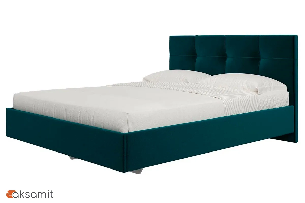 Кровать Каприз на латах 140х200 (Newtone EMERALD (зеленый)) Кровать Каприз на латах 140х200 (Newtone EMERALD (зеленый))