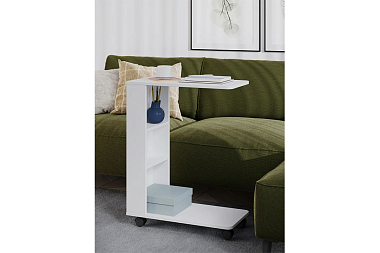 Стол журнальный Тип 14 (Белый Ясень)