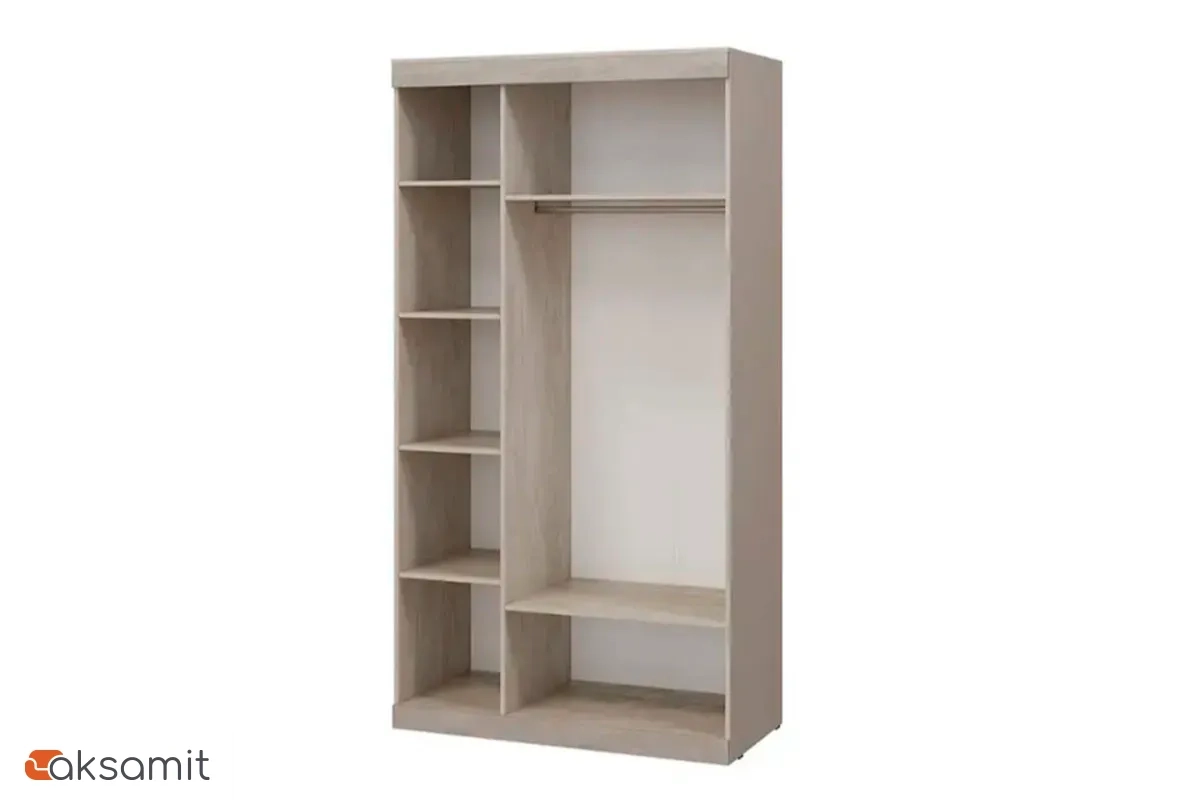 Шкаф для одежды и белья Solana Nils (09)  (Бетон камень/Шелк камень)