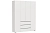 Шкаф 4-створчатый с ящиками Веста (Белый)