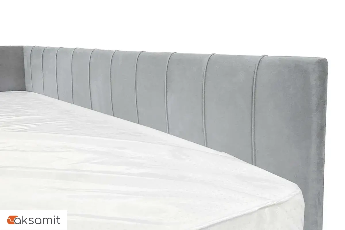 Кровать Мика с ПМ 90х200 универсальная Newtone Light GREY Кровать Мика с ПМ 90х200 универсальная Newtone Light GREY