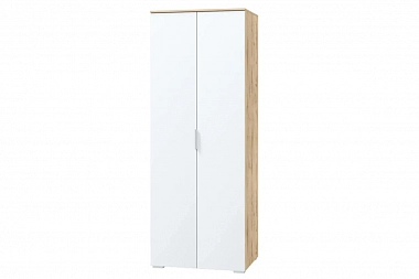 Шкаф для одежды 2-х дверный Сканди 800 (Дуб бунратти/Белый бланш)