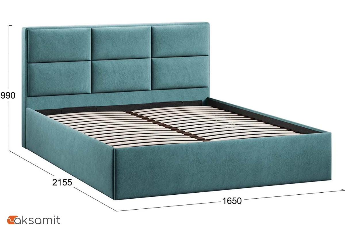 Кровать Стелла c ПМ 160х200 Тип 1 (Микровелюр/Wellmart Indigo) Кровать Стелла c ПМ 160х200 Тип 1 (Микровелюр/Wellmart Indigo)