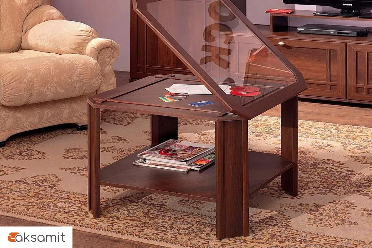 Sherlock 16 Стол журнальный орех шоколадный