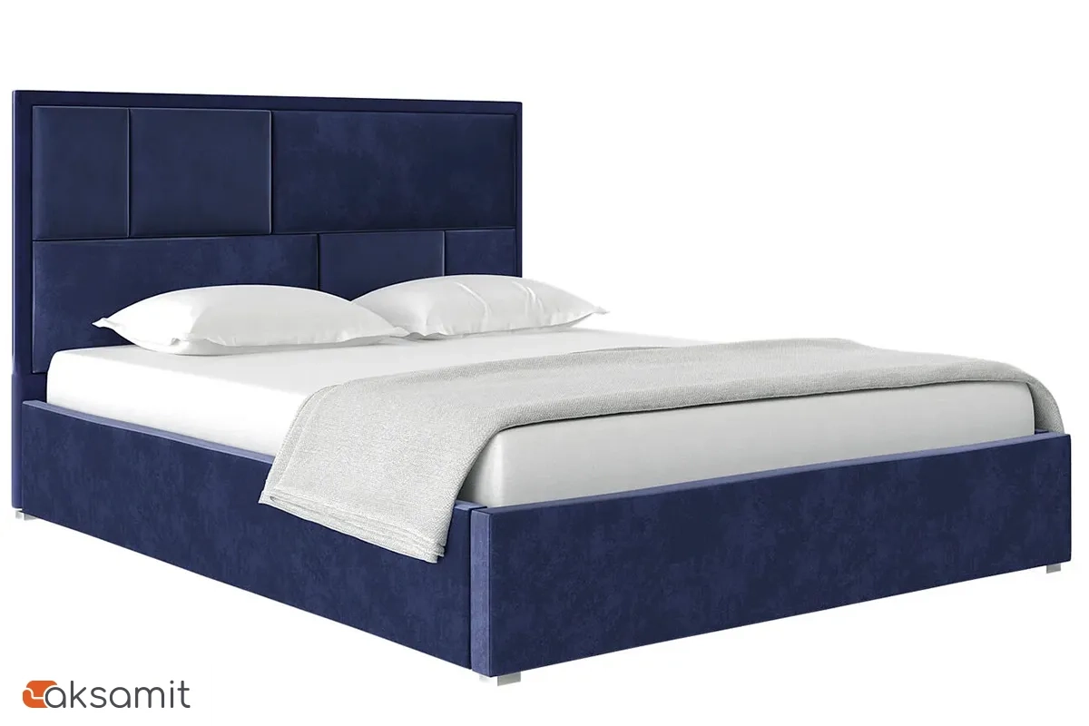 Кровать Madison с ПМ 140х200 (Велюр / Индиго) 72306317 Кровать Madison с ПМ 140х200 (Велюр / Индиго) 72306317