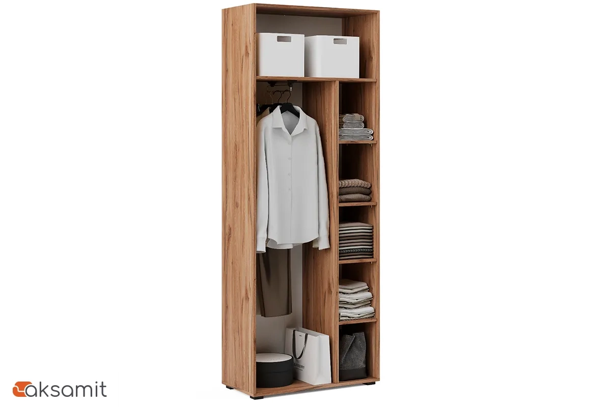 Шкаф двухдверный Элис Мод.3 (Дуб Альпийский/Тефия)