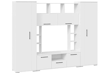 Набор мебели для общей комнаты Белла Исп.2 (Белый Ясень)