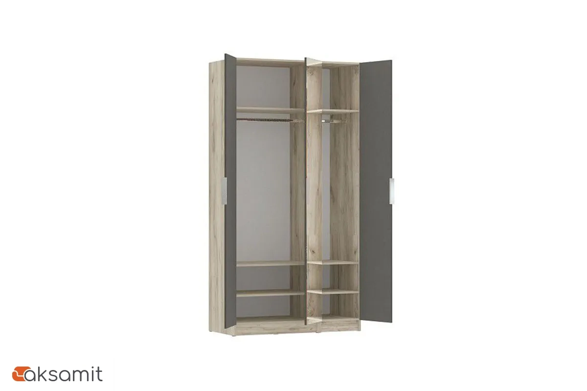 Шкаф Венеция 1200 с зеркалом (Дуб Серый Крафт) Шкаф Венеция 1200 с зеркалом (Дуб Серый Крафт)