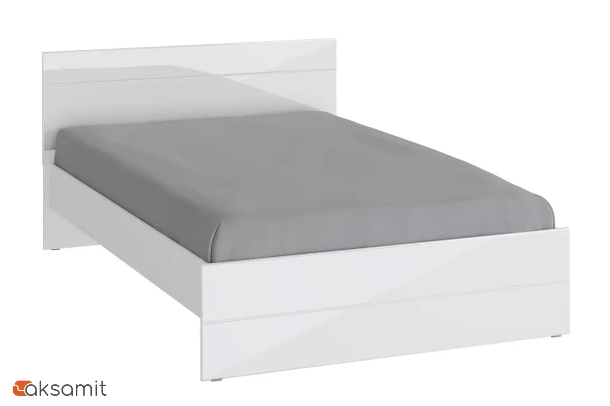 Кровать Gloss 140х200 Белый/Белый глянец (72374515) Кровать Gloss 140х200 Белый/Белый глянец (72374515)