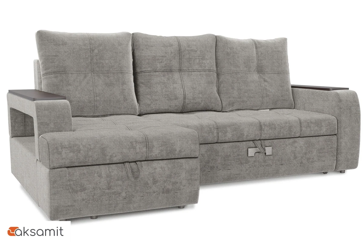 Угловой диван Лотос 2 ДКУ Florida Cappuccino