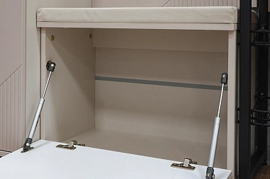 Тумба с мягким элементом Кашемир (Кашемир/Сантьяго/Neo 02)