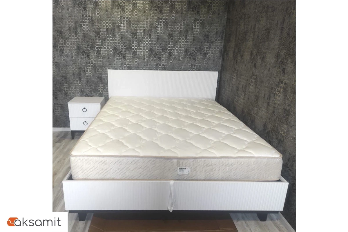 Тумба прикроватная Шарлиз (Белое сияние/Белый снег)