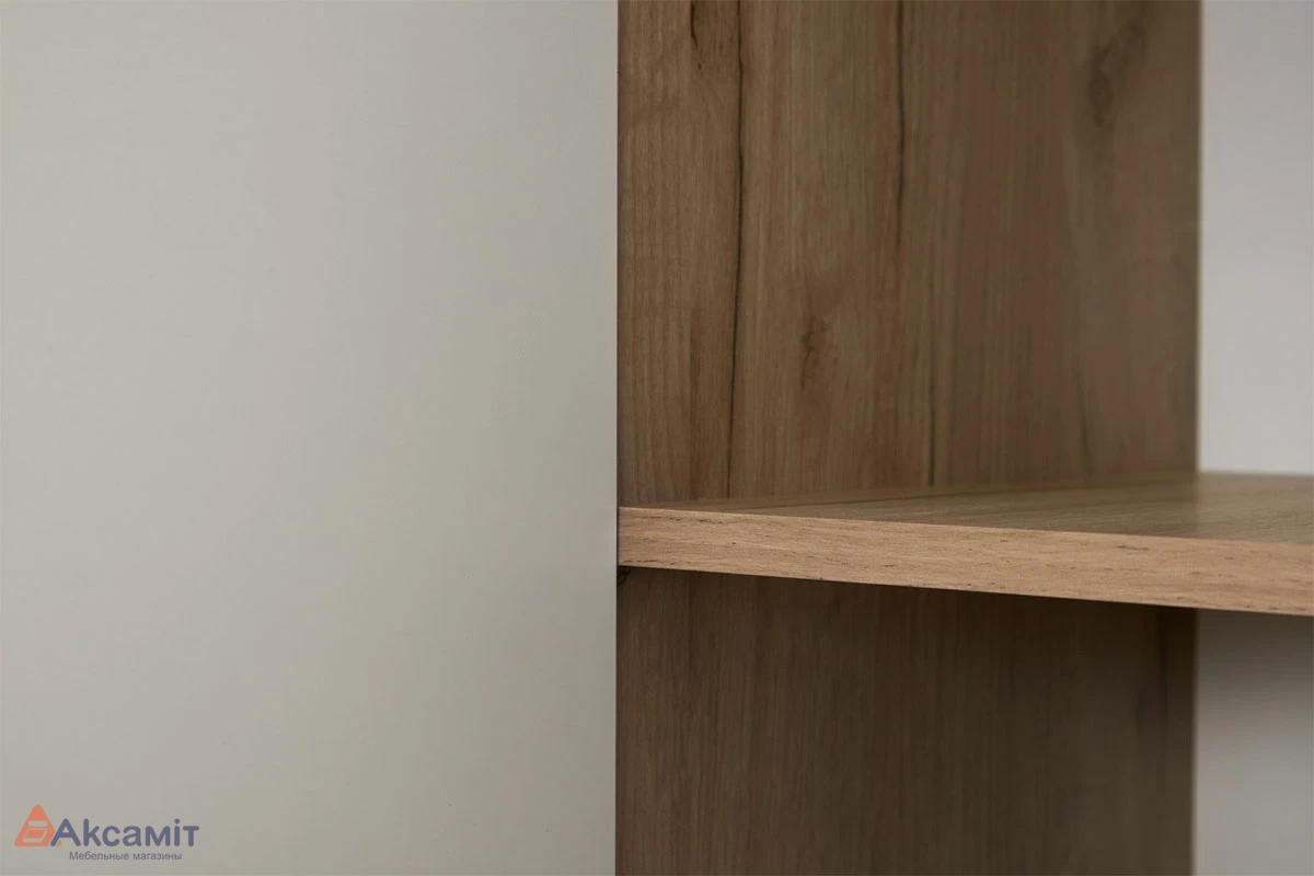 Шкаф для одежды Атланта Дуб Серый Крафт/Белый глянец (71010129)