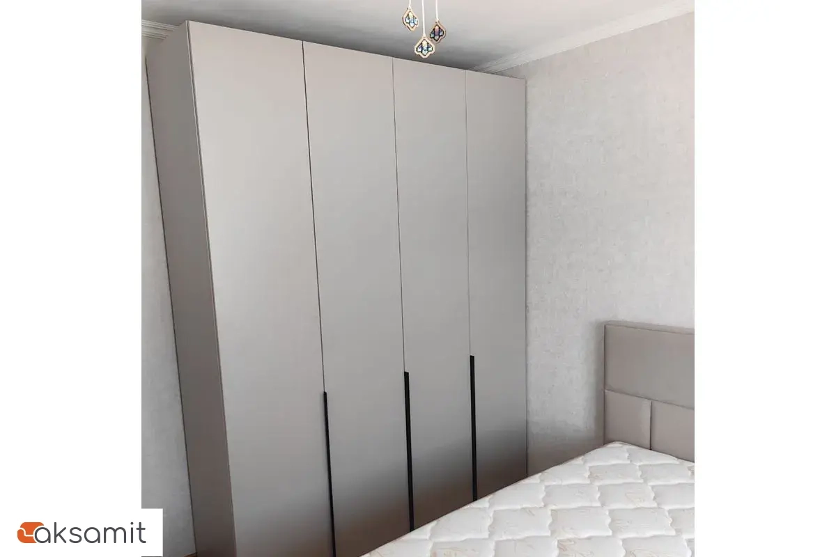 Шкаф Мария МШ 180.55 комплектация 6 (Дымчато-серый)