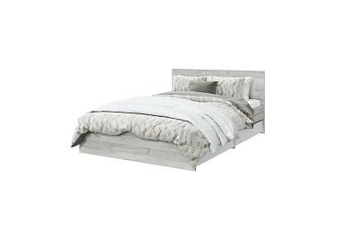 Кровать Лори с ящиками 140х200 (Дуб Серый/Белый)