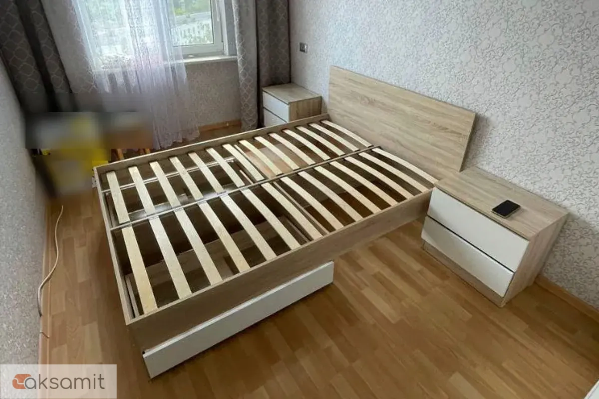 Кровать Лори с ящиками 140х200 (Дуб Сонома/Белый) Кровать Лори с ящиками 140х200 (Дуб Сонома/Белый)