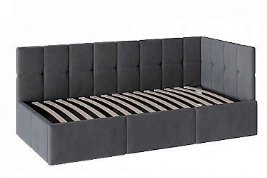 Кровать Оттава с подъемным механизмом 90х200 (Ткань Серая)