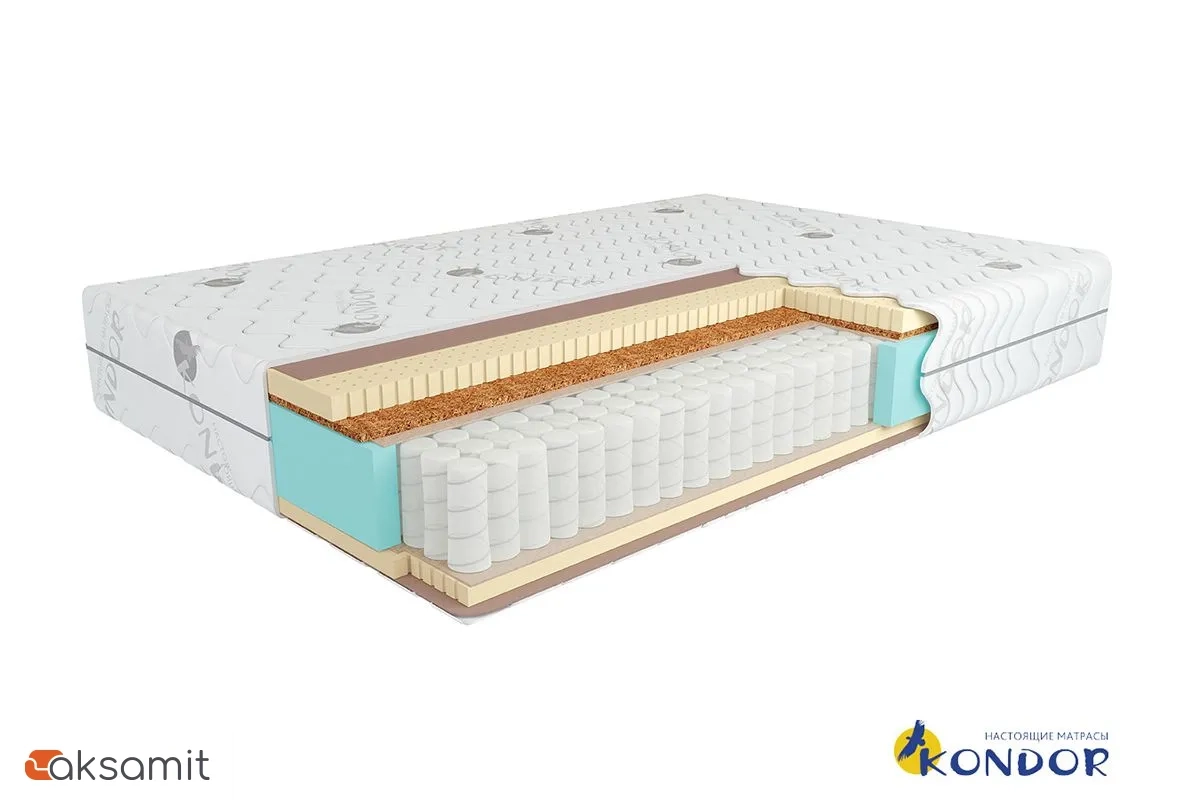 Матрас Кондор Bora 2 Medio 120х200 Чехол жаккард