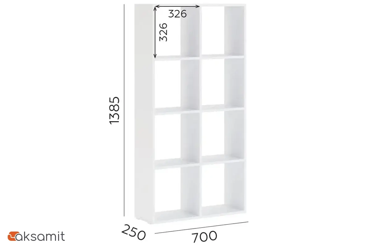 Стеллаж-1 Лайт (Белый)