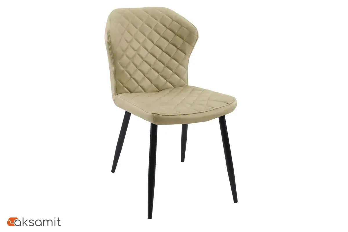 Стул DikLine 239М (кож/зам BEIGE/ножки черные) Стул DikLine 239М (кож/зам BEIGE/ножки черные)