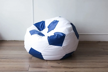Кресло Мяч (Бело-синий/Оксфорд)